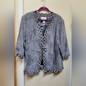 New Gray Suede Jacket